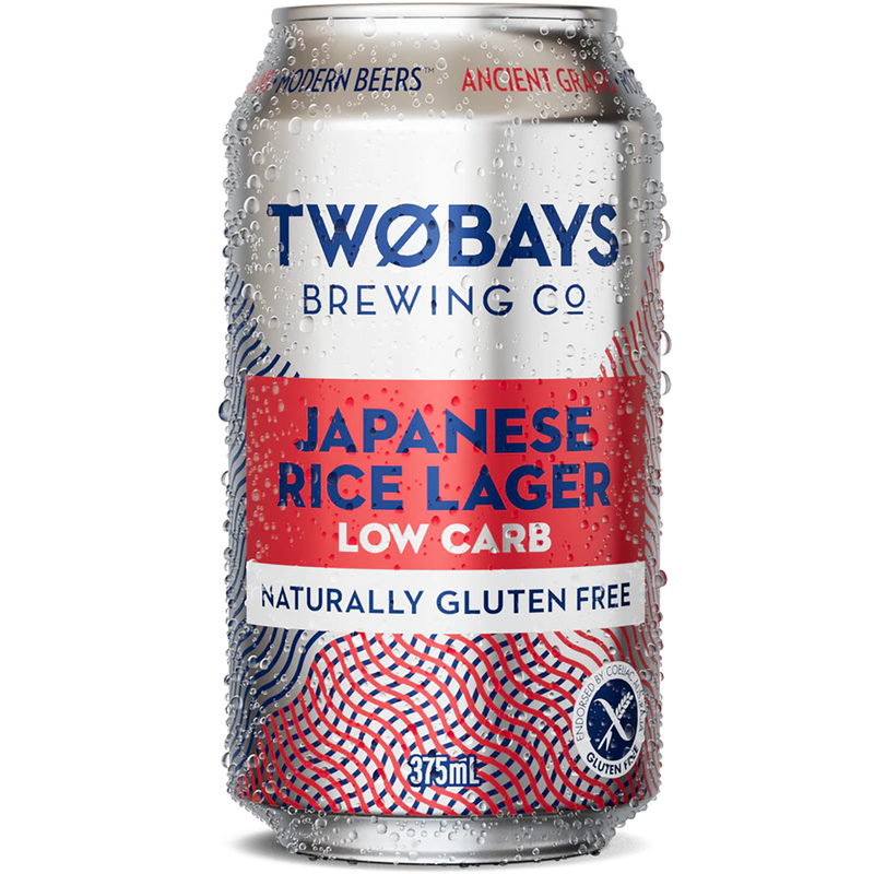 TWO BAYS GLUTEN FREE JAPANESE RICE LAGER CAN