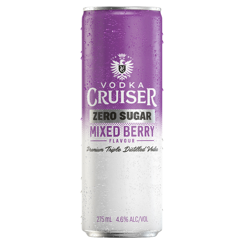 CRUISER SUGAR FREE MIXED BERRY CANS
