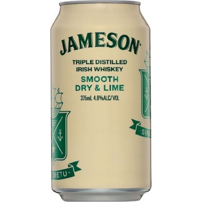 JAMESON DRY & LIME 4.8% CANS