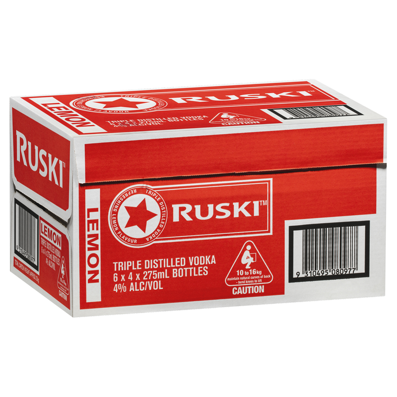 LEMON RUSKI RTD BOTTLES
