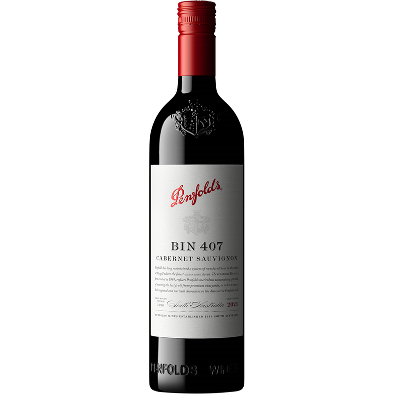 PENFOLDS BIN 407 CAB SAUV 2021