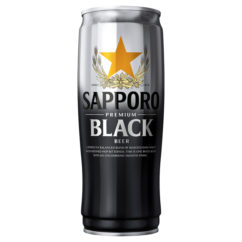 SAPPORO BLACK CAN 650ML