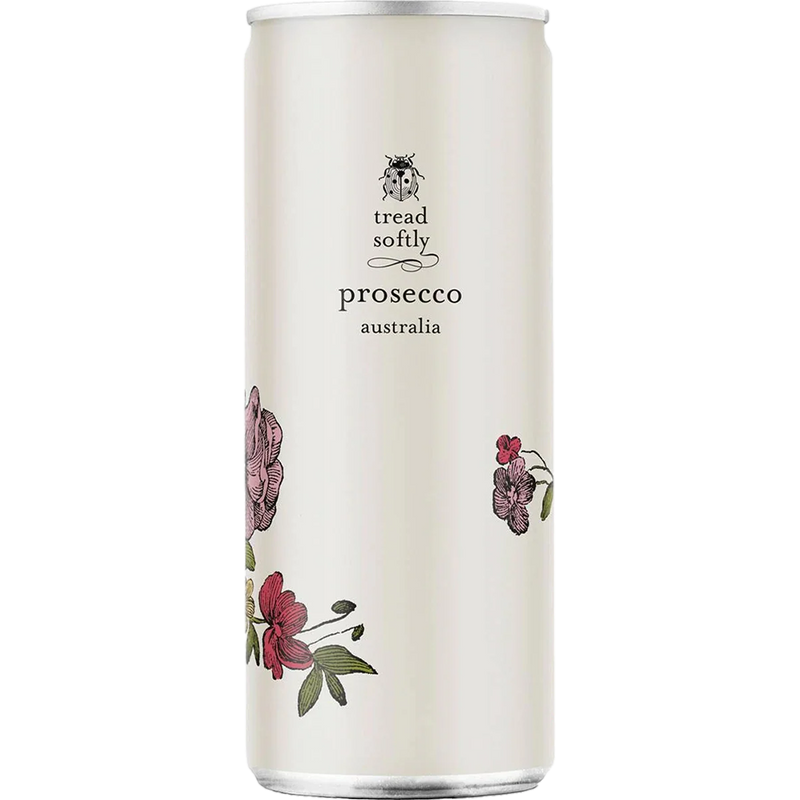 TREAD SOFTLY PROSECCO CANS