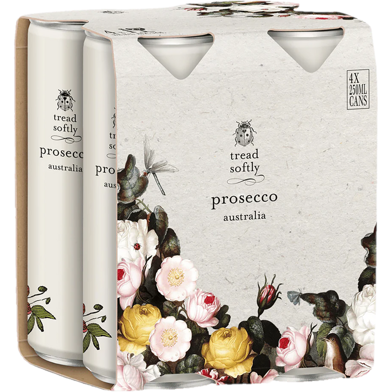 TREAD SOFTLY PROSECCO CANS