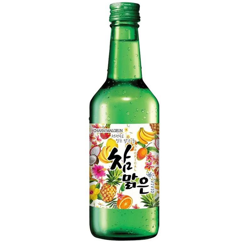 VIVID TROPICAL SOJU BOTTLES