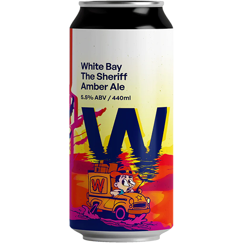 WHITE BAY THE SHERIFF AMBER ALE CAN