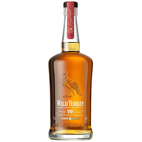 WILD TURKEY 70TH ANNIVERSARY 8YO JIMMY RUSSELL 700ML