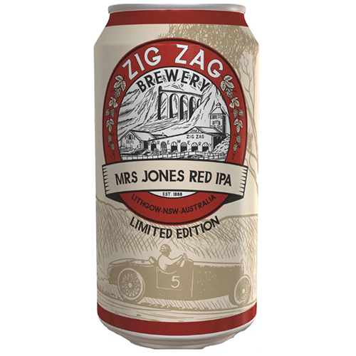 ZIG ZAG MRS JONES RED IPA CAN