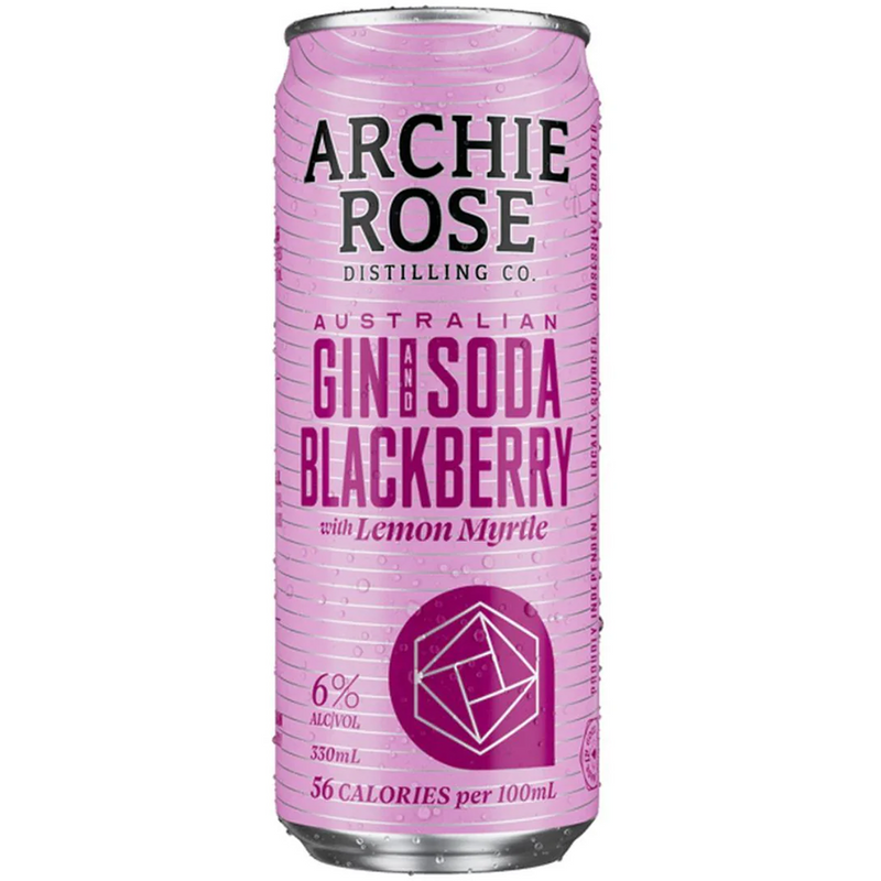 ARCHIE ROSE GIN & SODA BLACKBERRY CAN