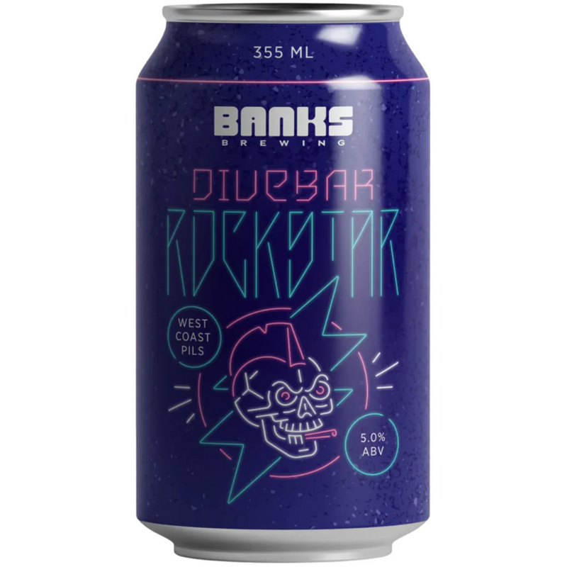 BANKS DIVEBAR ROCKSTAR WEST COAST PILS CAN