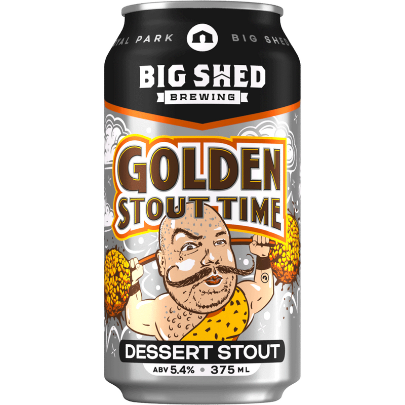 BIG SHED GOLDEN STOUT TIME CAN