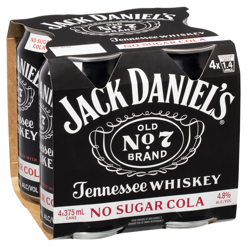 JACK DANIEL'S & ZERO COLA CANS