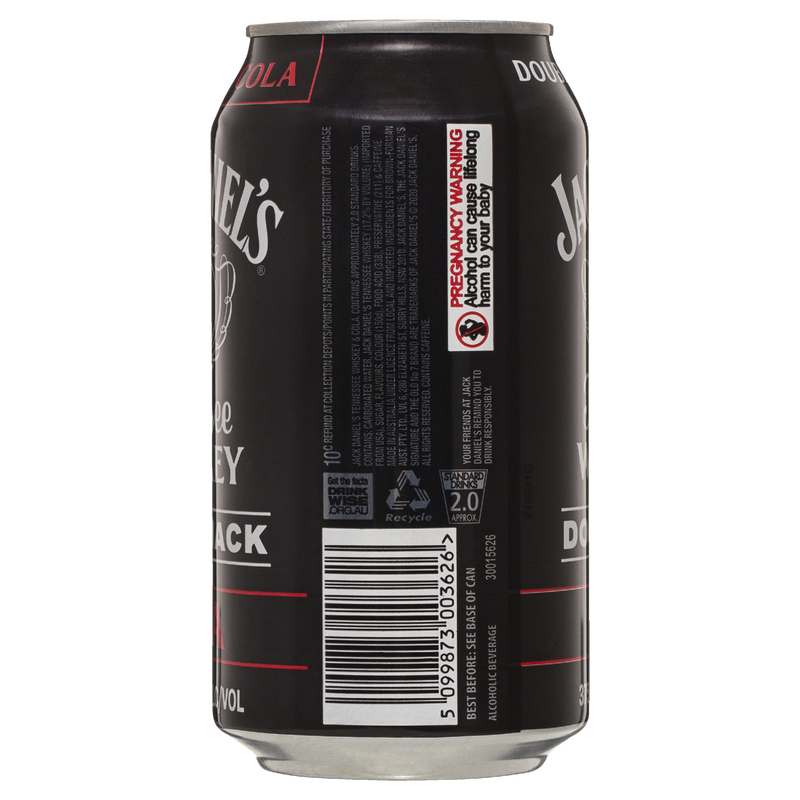 JACK DANIEL'S & COLA DOUBLE JACK CANS