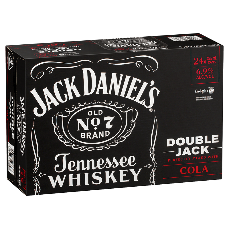 JACK DANIEL'S & COLA DOUBLE JACK CANS