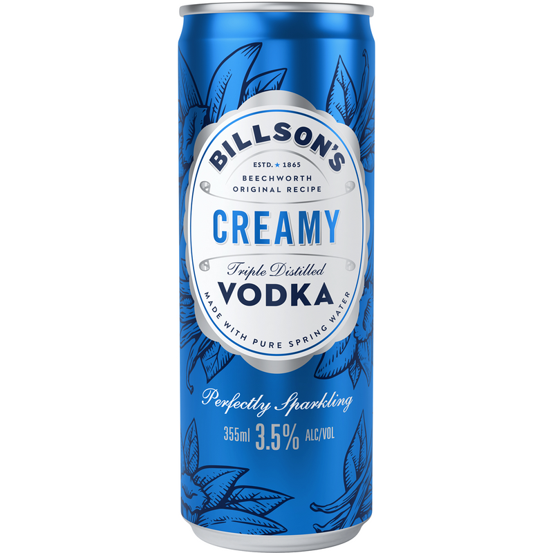 BILLSONS VODKA CREAMY SODA CANS