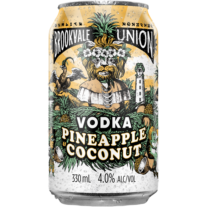 BROOKVALE UNION PINEAPPPLE COCONUT CANS