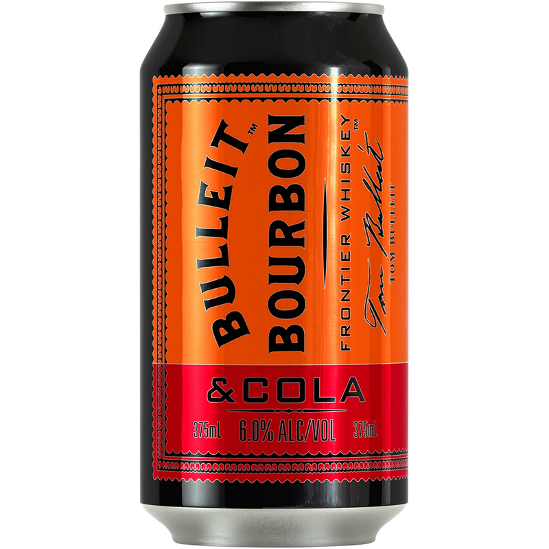 BULLEIT & COLA 6% CANS