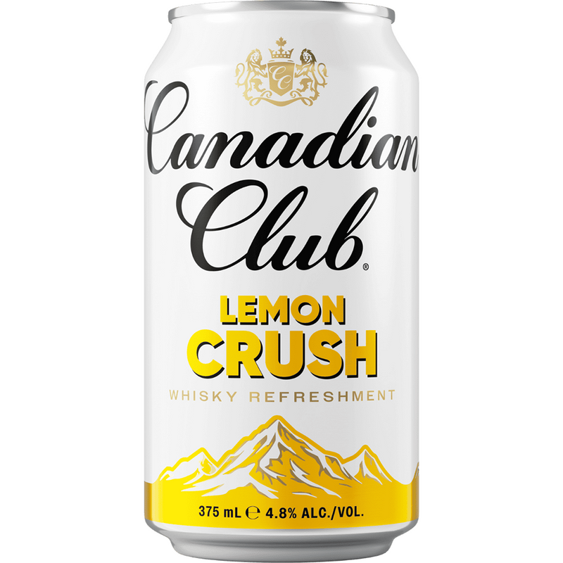 CANADIAN CLUB LEMON CRUSH CANS