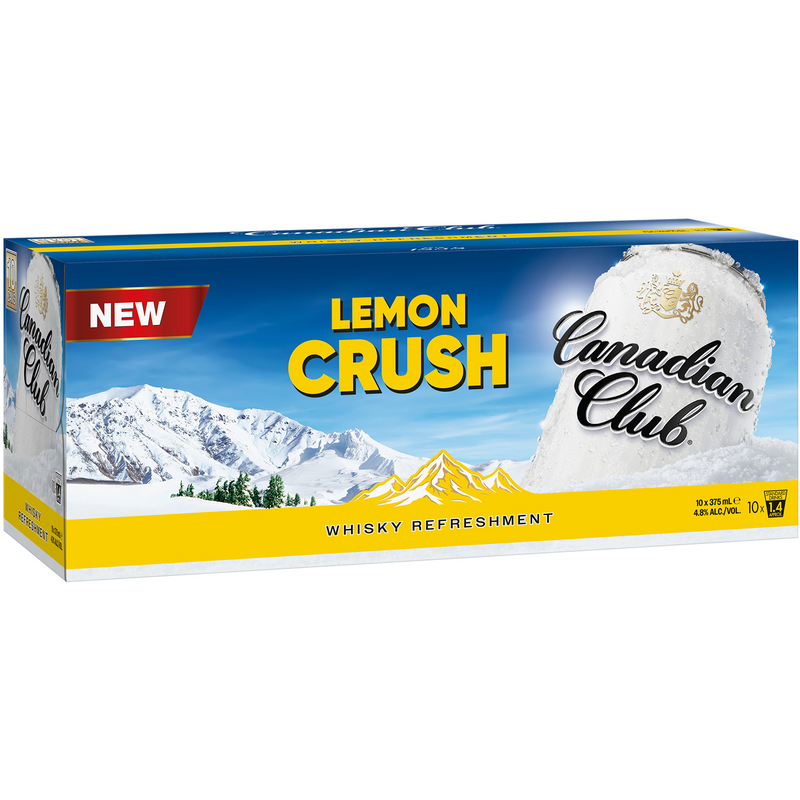 CANADIAN CLUB LEMON CRUSH CANS