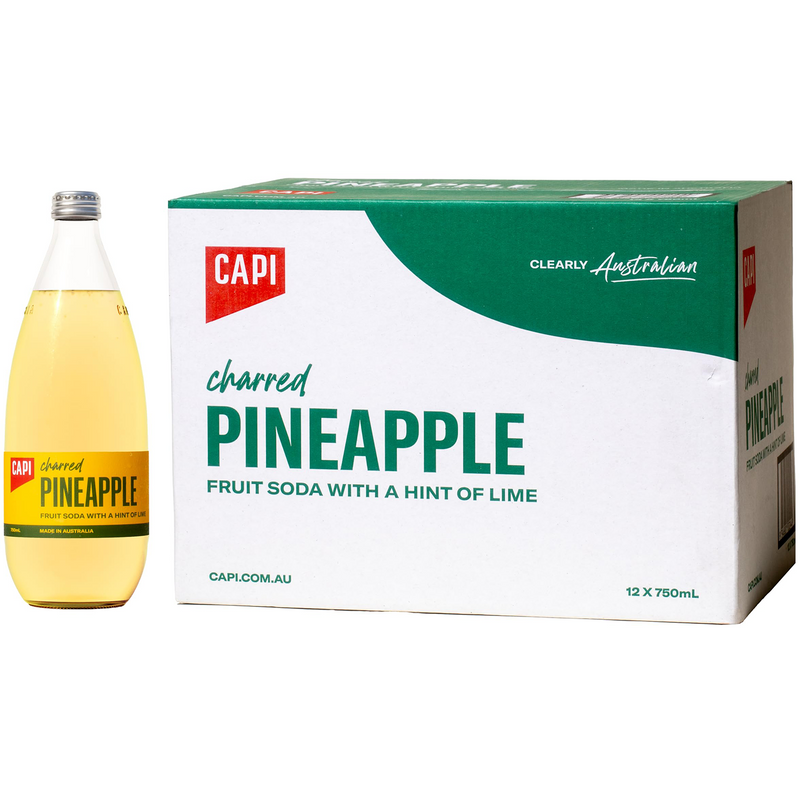CAPI CHARRED PINEAPPLE FRUIT SODA 750ML