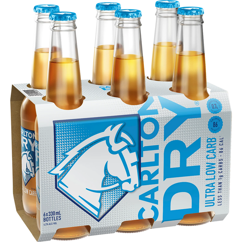 CARLTON DRY ULTRA LOW CARB STUBBIES