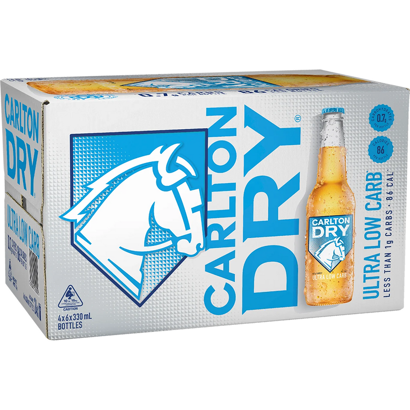 CARLTON DRY ULTRA LOW CARB STUBBIES