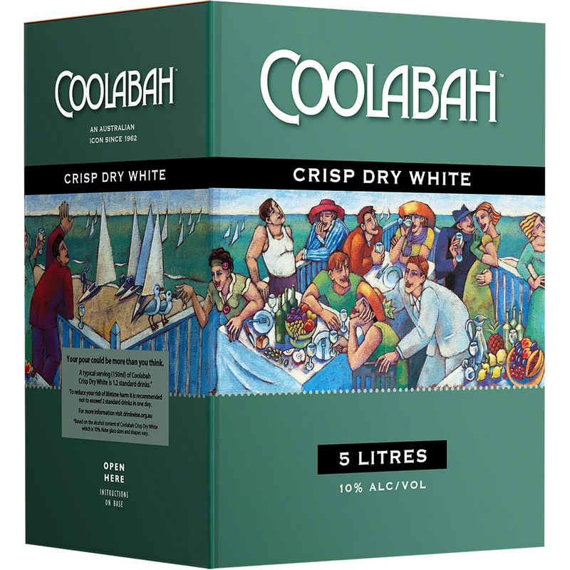 COOLABAH CRISP DRY WHITE CASK 5L