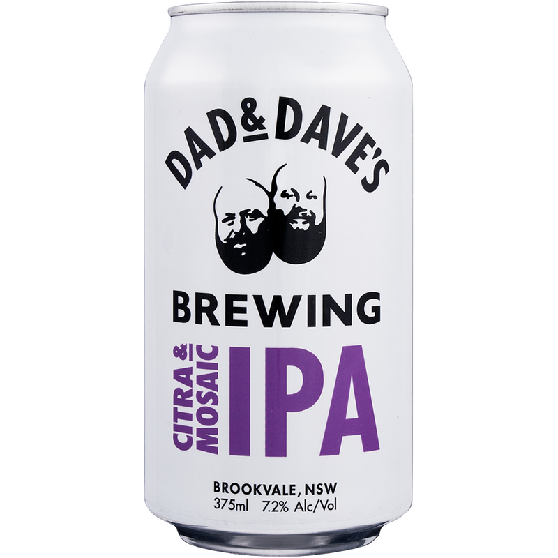 DAD & DAVE CITRA AND MOSAIC IPA CAN