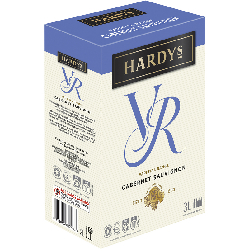 HARDYS VR CAB SAUV 3L