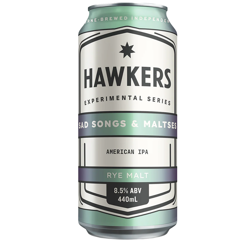 HAWKERS SAD SONGS AND MALTSES RYE CAN