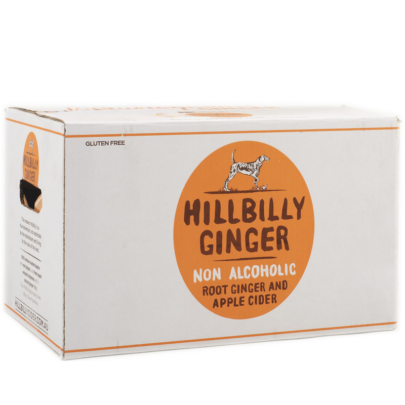 HILLBILLY NON ALCOHOLIC APPLE GINGER BOTTLES