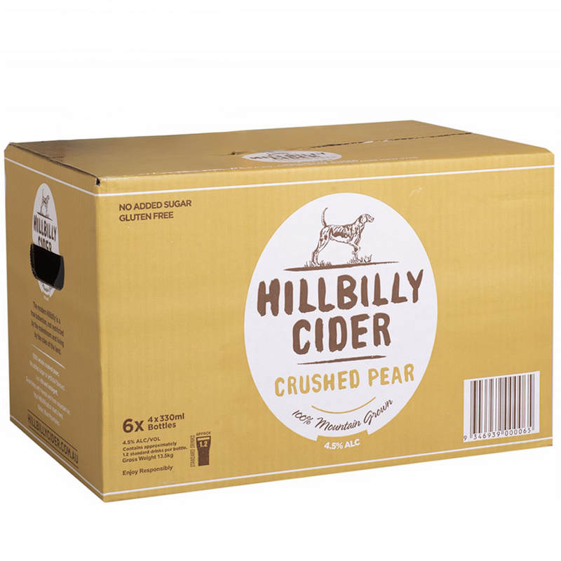 HILLBILLY PEAR CIDER BOTTLES