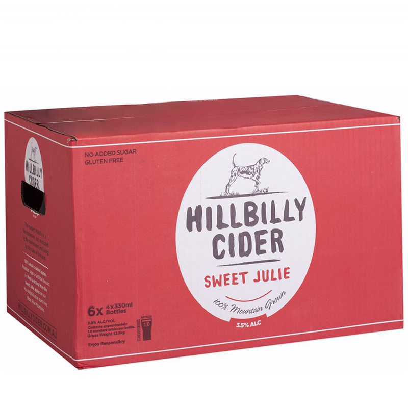HILLBILLY SWEET JULIE CIDER BOTTLES
