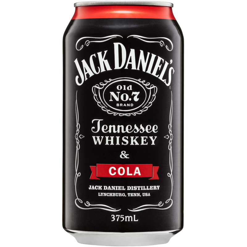 JACK DANIEL'S & COLA CANS