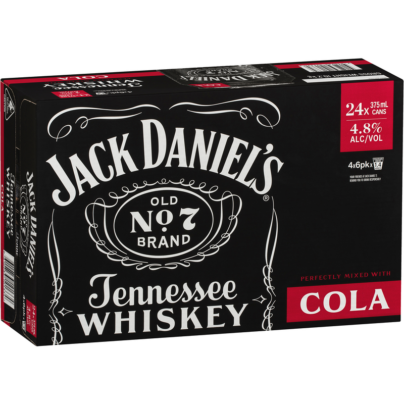 JACK DANIEL'S & COLA CANS