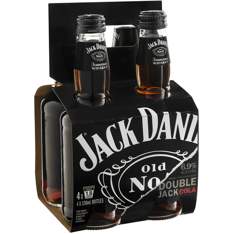 JACK DANIEL'S DOUBLE JACK BOTTLES 330ML