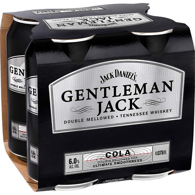 JACK DANIEL'S GENTLEMAN JACK & COLA CANS