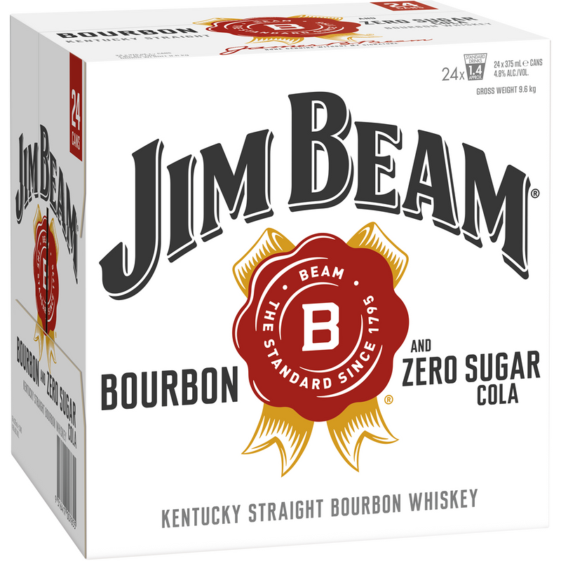 JIM BEAM & ZERO 4.8% CUBE