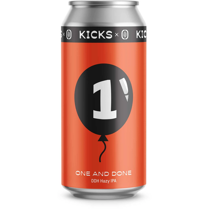 KICKS ONE AND DONE HAZY IPA CAN