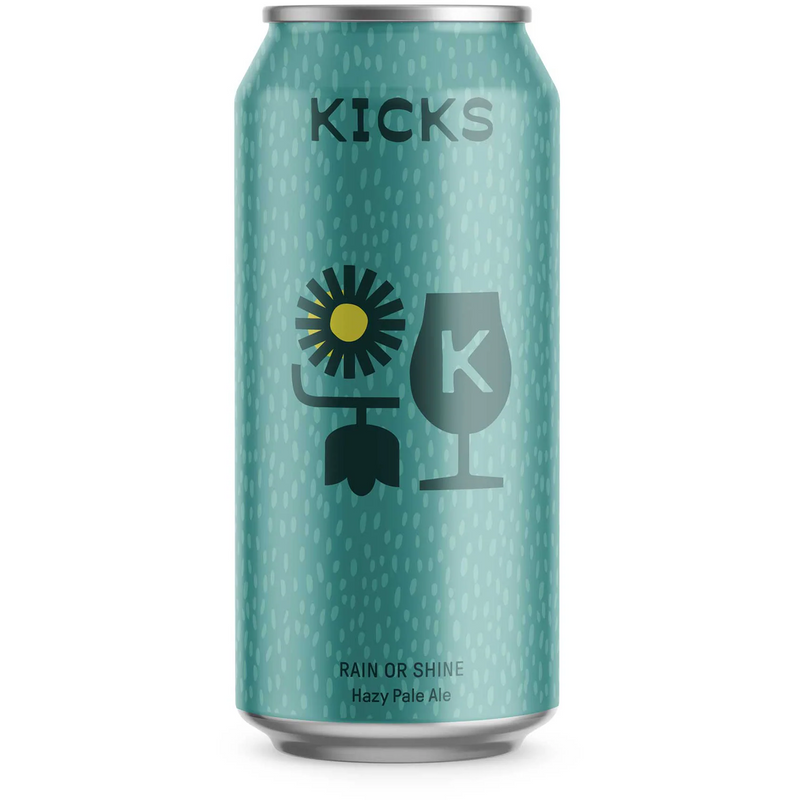 KICKS RAIN OR SHINE HAZY PALE ALE CAN