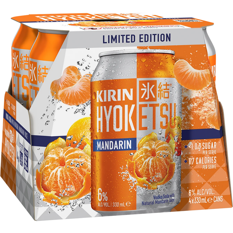 KIRIN HYOKETSU VODKA MANDARIN CANS