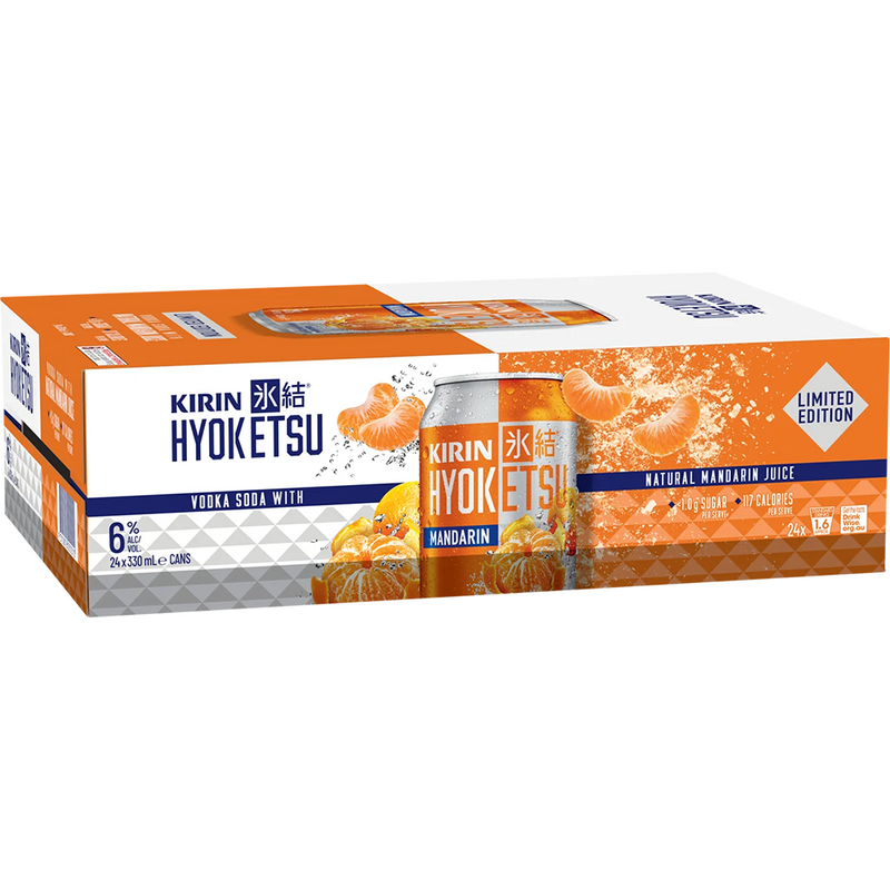 KIRIN HYOKETSU VODKA MANDARIN CANS