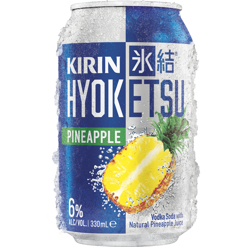 KIRIN HYOKETSU VODKA PINEAPPLE CANS