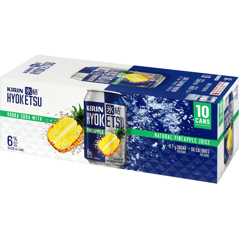 KIRIN HYOKETSU VODKA PINEAPPLE CANS