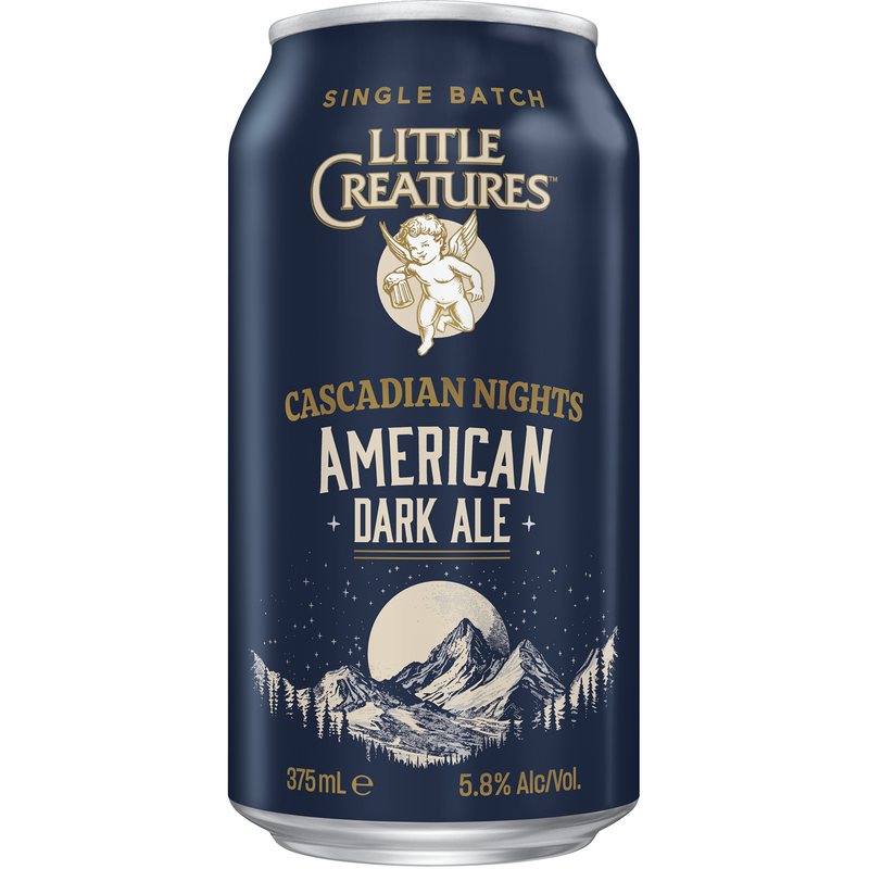 LITTLE CREATURES CASCADIAN NIGHTS DARK ALE CANS