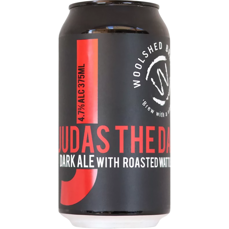 WOOLSHED JUDAS WATTLE SEED DARK ALE CAN