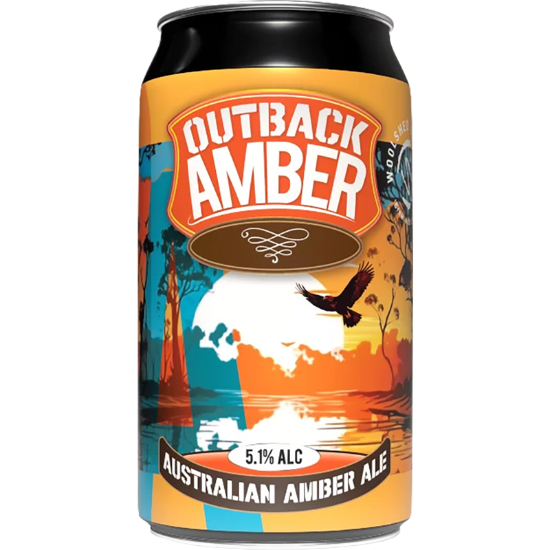 WOOLSHED OUTBACK AMBER ALE CAN