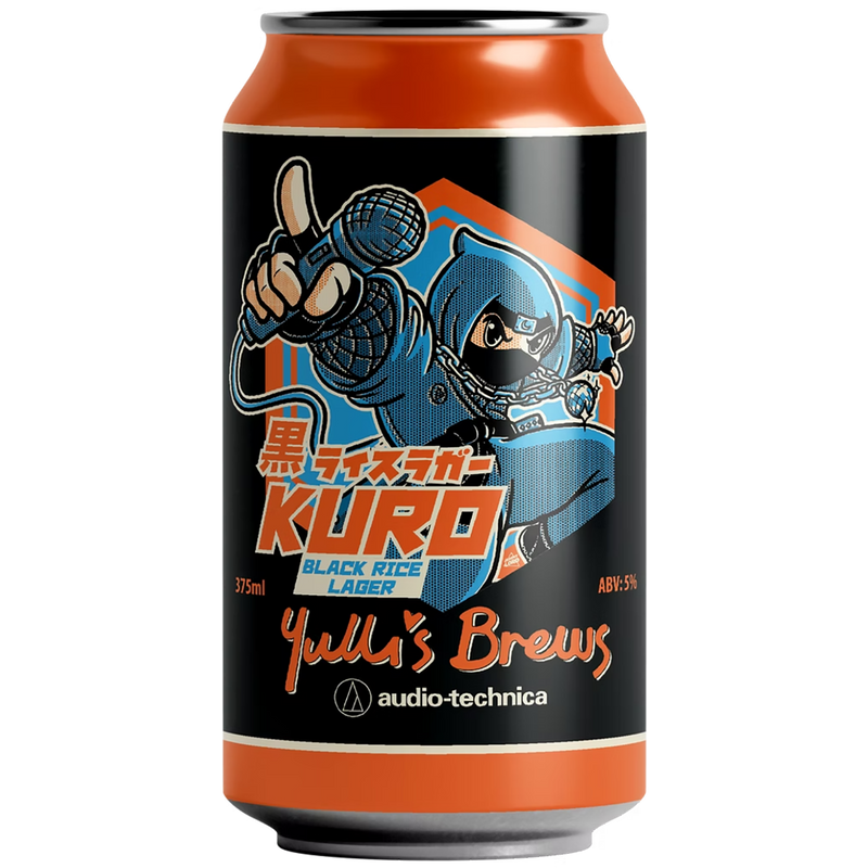 YULLI'S KURO BLACK RICE LAGER CAN