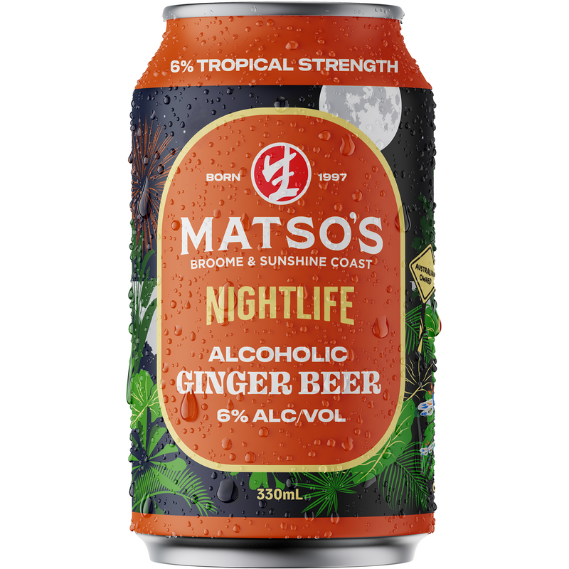 MATSOS NIGHTLIFE GINGER BEER 6% CANS
