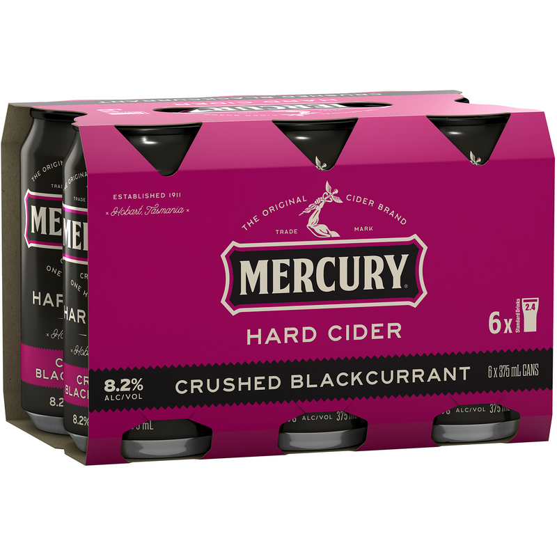 MERCURY HARD CIDER CRUSHED BLACKCURRANT CAN
